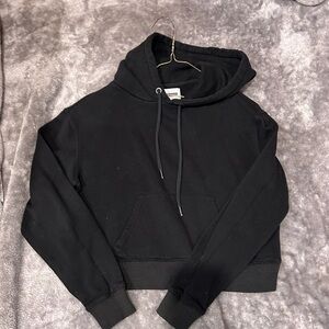 Basic black hoodie